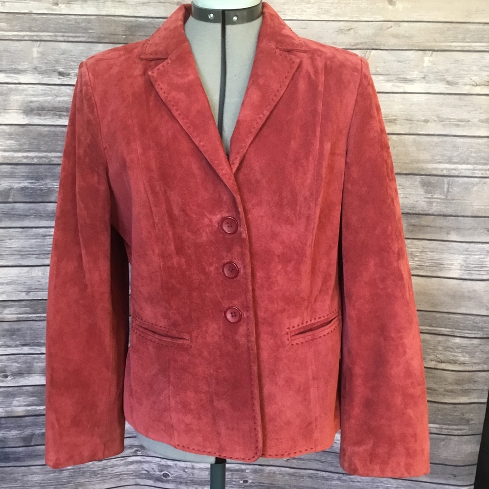 Margaret Godfrey suede jacket / blazer